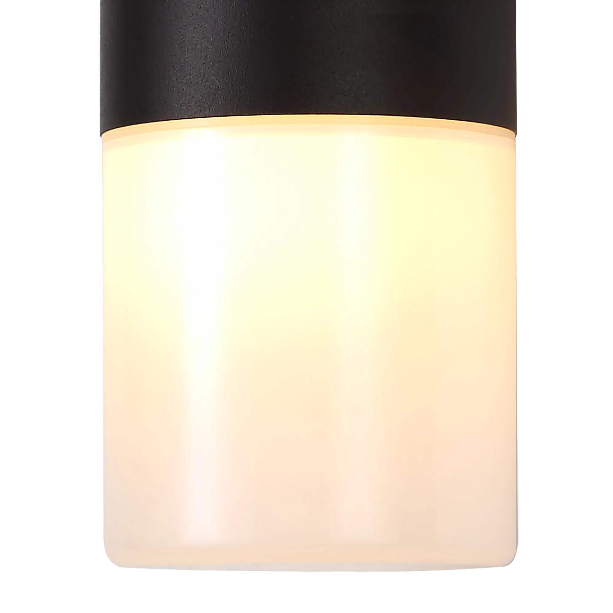 Prado Wall Lamp 2 Light IP44 Black, Opal D0553  Deco Prado